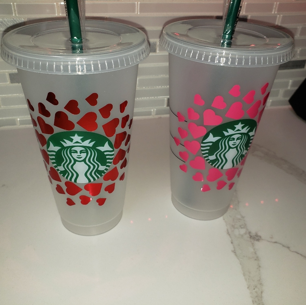 Valentine's day cups